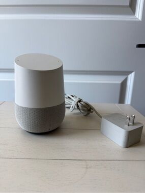 First Generation Google Home Smart Speaker - White and Light Gray